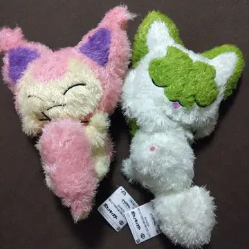 에네코와 냐오하 봉제 인형 세트