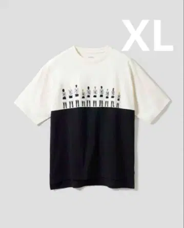 새상품 완판템 그라니프 x 진격의 거인 상위 10명 빅 실루엣 T셔츠
