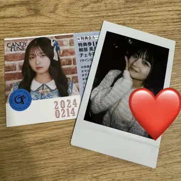CANDY TUNE 키리하라 미즈키 발렌타인 의상 폴라로이드