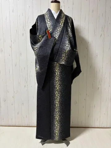 신고품 세츠지 젠시치의 장미 기모노 m4332