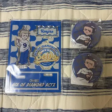 다이아의 A ACT2 시라카와 아크릴 스탠드 유키 캔뱃지 세트