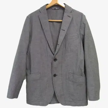 컨디션 최상 뉴요커 스트레치 테일러드 자켓 남성용 M 그레이