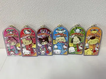 산리오 초코 키링 6개 세트