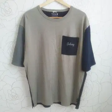 GO HEMP 하프 슬리브 와이드 핏 티셔츠 남성용 L