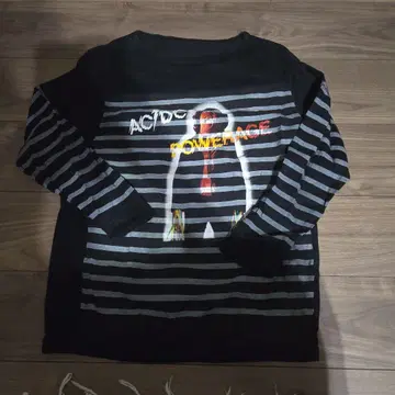 후레이후레이 HURRAY HURRAY 롱T AC/DC 리메이크 보더