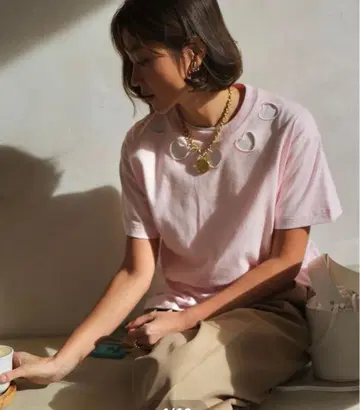 집소피아 Heart Tee 핑크