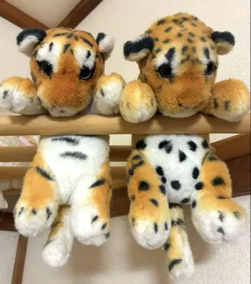 레오파드 아기 봉제 인형 2개 세트