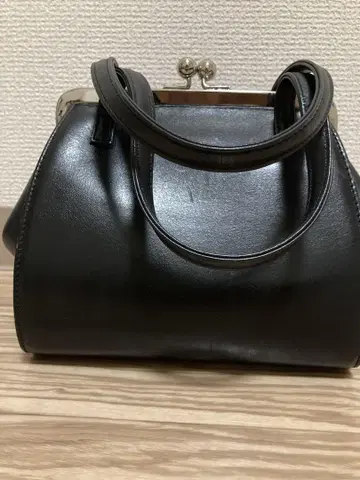 새상품 보관 소가죽 가마구치 핸드백 여성용