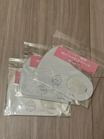 치이카와(먼작귀) 위고 워셔블 마스크 3개 세트