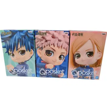 Qposket 주술회전 피규어 3체 세트