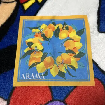ARAMA TOKYO 미니 사이즈 스카프 썸머 레몬 스카프