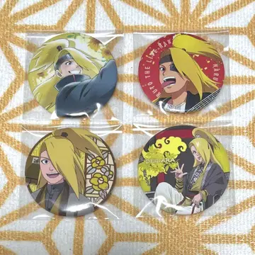 NARUTO 아카츠키 데이다라 캔뱃지 4개 세트 묶음 판매