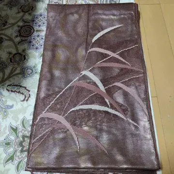 순수 실크 여름 후쿠로 오비