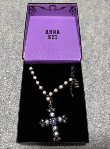 ANNA SUI 크로스 목걸이