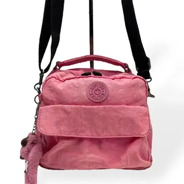 고품질 Kipling 키플링 숄더백 나일론 사선 가케 핑크