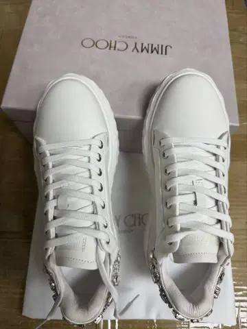 JIMMY CHOO Diamond 스니커즈 23.5cm