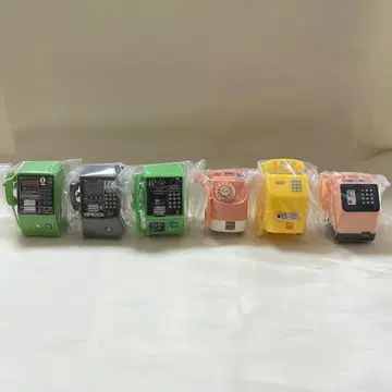 NTT동일본 NTT서일본 공중전화 가챠 컬렉션 번외편 6종 세트