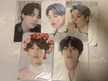 BTS JIMIN&V 프리미엄 사진 세트