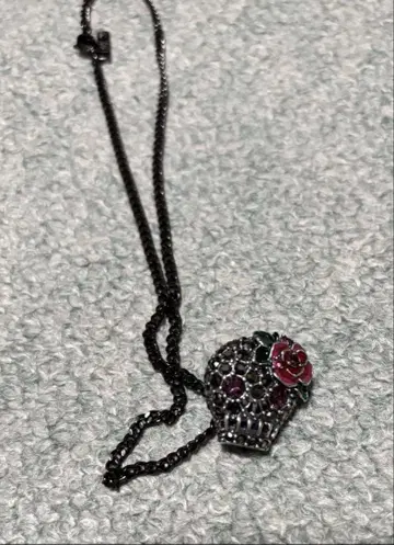 ANNA SUI 스컬 목걸이
