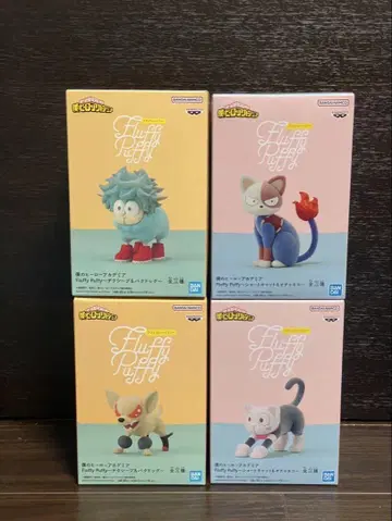 Fluffy Fluffy 나의 히어로 아카데미아 캐릭터 4체 세트