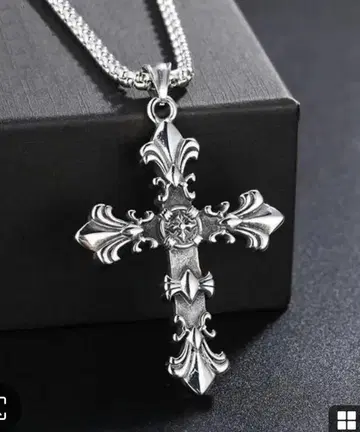 고딕 크로스 펜던트 십자가 목걸이