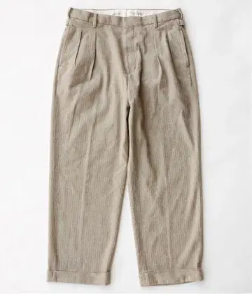 새상품급 A.PRESSE Herringbone Trousers 사이즈 1