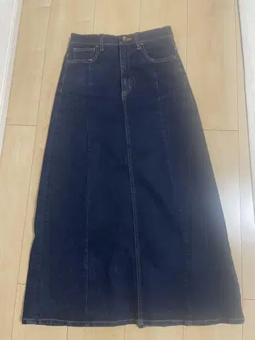 JEANASIS 지나시스 스커트 데님 롱 인디고 블루
