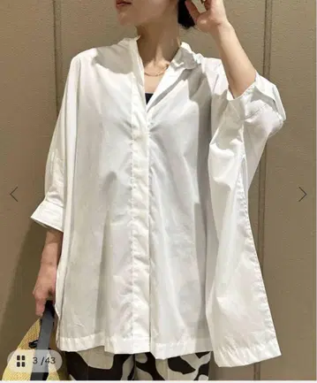 저널 스탠다드 레사쥬 1/60 브로드 돌먼 셔츠