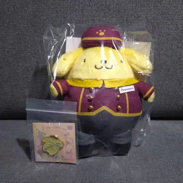 미쓰이 가든 호텔 폼폼푸딩 콜라보룸 봉제 인형 핀 배지 세트