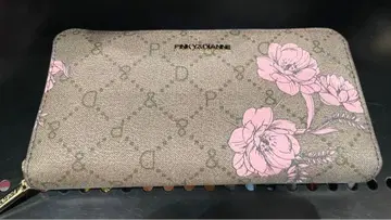 중고품 PINKY&DIANNE 꽃무늬 장지갑