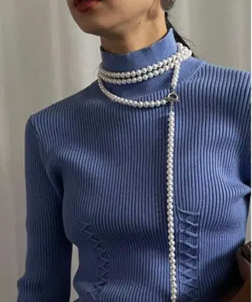 UND 2WAY LONG PEARL NECKLACE Ameri