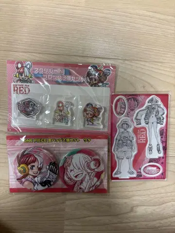 ONEPIECE FILMRED 캔뱃지 아크릴 스탠드