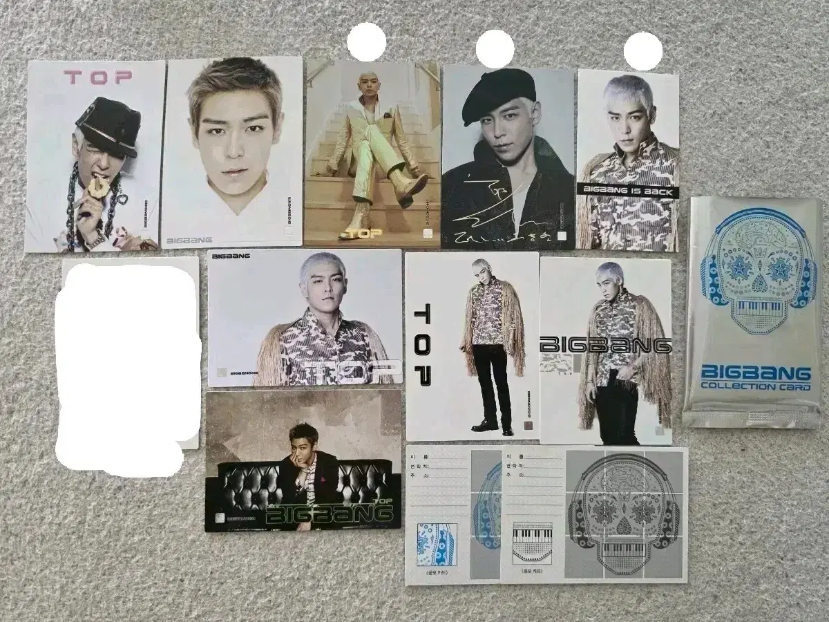 Bulk) Bigbang TOP Star Collection Card Poca Photocard