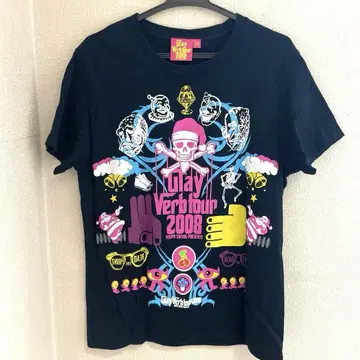 GLAY VERBtour2008 팬클럽 한정판 라이브 T셔츠 사이즈 xs