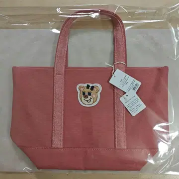 페이러 와펜 토트백 미사용 새상품 올드 테디 걸 핑크