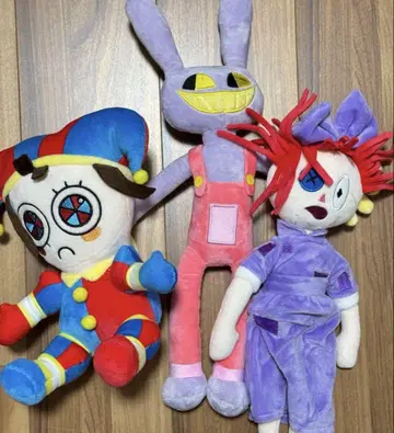 디지털 서커스 봉제 인형 3개