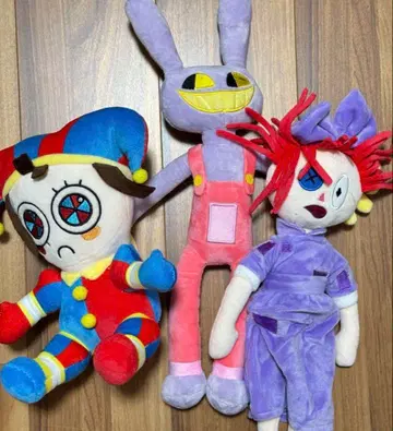 디지털 서커스 봉제 인형 3개