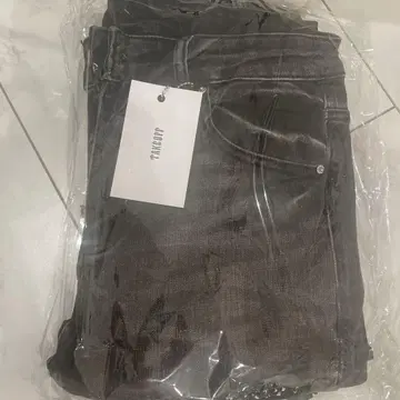 새상품 TAKCOFF 테이크오프 데미지 블랙