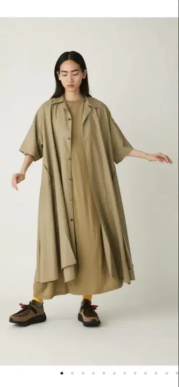나곤스탠스 롱 셔츠