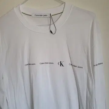 미사용 CALVIN KLEIN JEANS 긴팔 티셔츠 롱T
