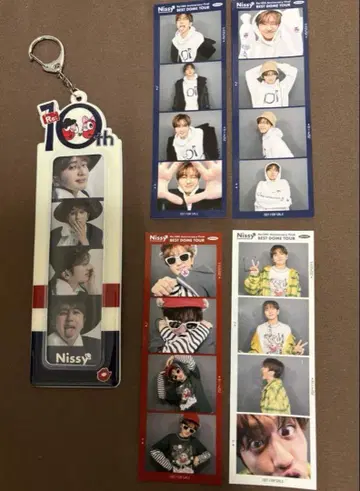 Nissy 4개 10종 스티커 세트 BESTDOMETOUR 케이스