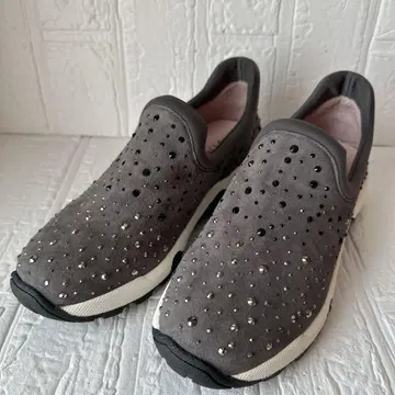 [스타카토] 웨트 스톤 슬립온 염소&돼지 가죽 22cm 그레이