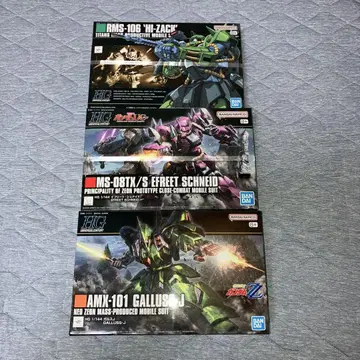 HG 갈스 J+이프리트 슈나이트+하이 자크 3체 세트