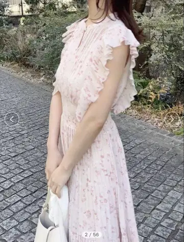 snidel 프릴 원피스 PNK 사이즈1