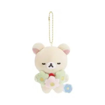 코리락쿠마 매달기 봉제 인형 BASIC RILAKKUMA Flower