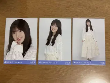 노기자카46 브로마이드 오가와 아야 메쉬 니트 컴프