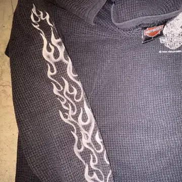 Harley-Davidson fire thermal 롱T셔츠