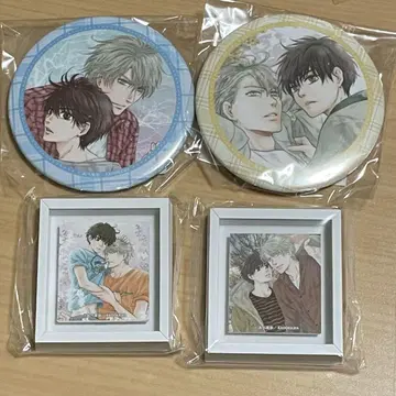 SUPER LOVERS 카이토 하루 카이토 렌 프레임 마그넷 캔뱃지