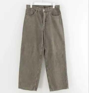 PIGMENT DYED FINX CORDUROY WIDE 5P PANTS