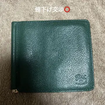 [ 일비종떼 IL BISONTE ] 가죽 이단 접이식 머니클립